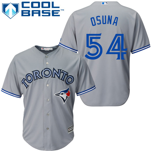 Blue Jays #54 Roberto Osuna Grey Cool Base Stitched Youth MLB Jersey - Click Image to Close